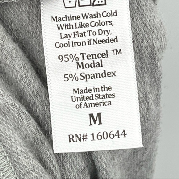 Maison Wheat M Joggers gray fold over 0056 waist pants Los Angeles modal tencel - Picture 8 of 10